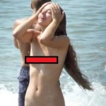 【盗撮】ヌーディストビーチで撮影されたアウロリっぽい少女のちっぱい全裸がこちらww