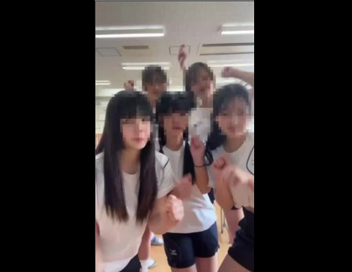 女子校生おふざけエロ動画
