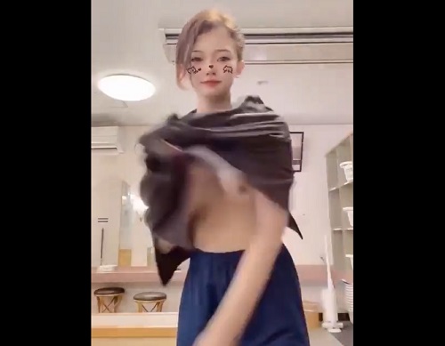 素人乳首ポロリ