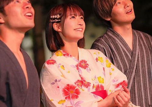 東條なつ　花火大会