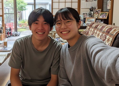 姉弟　手コキ手マン