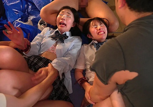 廃墟に肝試しJK　エロ動画